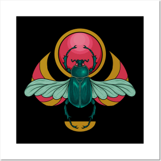 Chepre beetle - Egyptian scarab Posters and Art